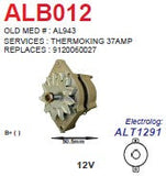 Alternator Thermo King K1 12V 37A  - ALB012