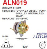 Toyota 2.4 Diesel + PUMP D/PULLEY INTERNALREG  - ALN019