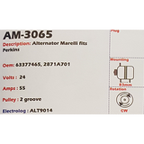 Alternator Perkins 24V 55A - AM-3065