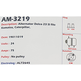Alternator 24V 70A/75A 23SI - AM-3219