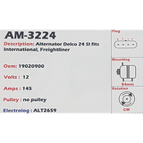 Alternator 12V 145A 24SI - AM-3224