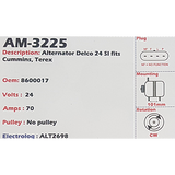 Alternator Cummins-ENGINE 24V 70A 24SI - AM-3225