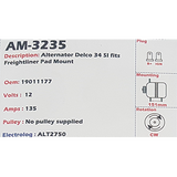 Alternator 34SI 12V 135A  - AM-3235