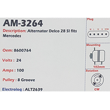Alternator Bell / Mercedes-Benz 28SI 24V 100A - AM-3264