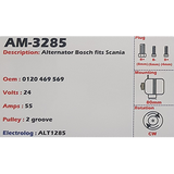 Alternator Scania 24V 55A N1 - AM-3285