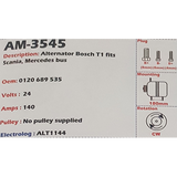 Alternator BUS 24V 140A T1 - AM-3545