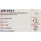 Alternator Chevrolet Lumina SS 6.0L V8 12V 140A A3TG - AM-3561
