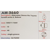 Alternator Gehl Bobcat 12V 45A - AM-3660