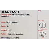 Alternator Caterpillar 24V 150A - AM-3698