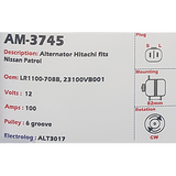 Alternator Nissan Patrol 12V 100A - AM-3745