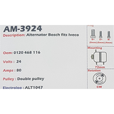 Alternator Iveco 24V 80A N1 - AM-3924