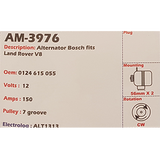 Alternator Land Rover Discovery V8 12V 150A NCB2 - AM-3976