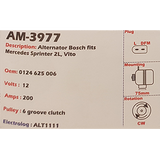 Alternator Mercedes-Benz Sprinter / Vito / Viano CDi 2.1L 12V 200A E10 - AM-3977