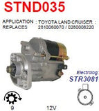 Starter Toyota Camry/ Land Cruiser petrol 12V 9T 1.0KW - STND035