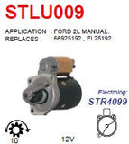 Starter Ford Sierra 2.0L S90 12V 10T 1.4KW  - STLU009