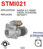 Starter M3T Mazda diesel 2.2L Bakkie 12V 13T 2.0KW - STMI021