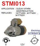 Starter M1T Suzuki 12V 8T 1.2KW - STMI013