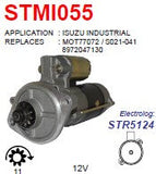 Starter 12V 11T M8T Mitsubishi / Isuzu diesel 4JB1 - 4JG1 - STMI055