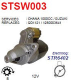Starter Suzuki Mini-Bus / Panel Van 800CC (ST80 - ST90) 12V 8T 0.6KW - STSW003