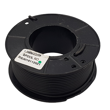 WIRE AUTO SINGLE 1,60 mm² black  (30m spool) - 1100160BK