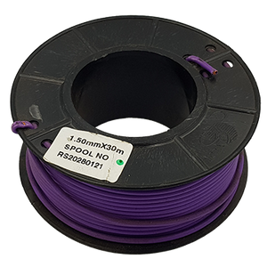 WIRE AUTO SINGLE 1,60mm² PURPLE (30m spool) - 1100160PL