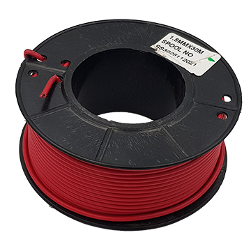WIRE AUTO SINGLE 1,60mm² RED (30m spool) - 1100160RD
