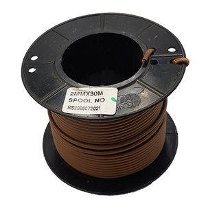 WIRE AUTO SINGLE 2,00mm² BROWN (30m spool) - 1100200BN