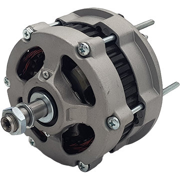 Alternator, CASE / Hatz - 2-cylinder 2L30C-engine / Deutz Cradle, 12 volt, 50 amp - ALT0452