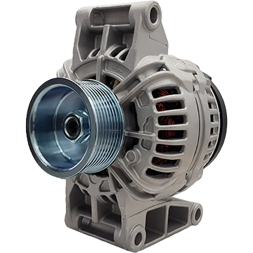 Alternator, Mercedes-Benz Actros HD10LBH BELL B40 B45E Bosch-type, 24V, 100A,  Side Mount, 5 pin - ALT10130A