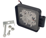 Square work lamp, 27 Watts, spot beam - DCB-0727