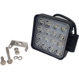 Square work lamp, 48 Watts, spot beam - DCB-1748