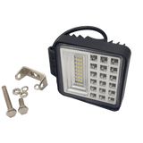 Square LED work light, 126 Watts, duel lens - DCB-LWK399