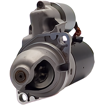 Starter motor, Hatz, 12 volt, 9 teeth - STR0002
