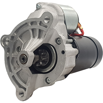 Starter motor, Citron/ Fiat/ Peugeot D6RA 3 hole right hole open 12V, 9T, 1.0KW - STR0033