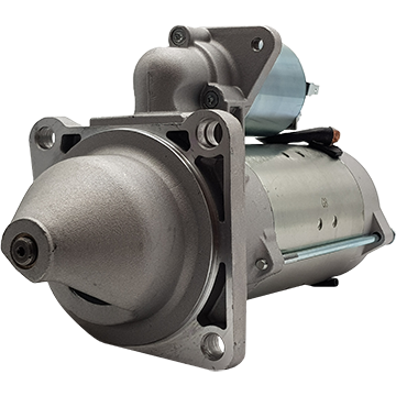 Starter motor, EV Iveco / Case / New Holland 5.9L - 8.1L diesel, 12 volt, 9 teeth