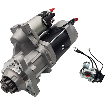 Starter motor, PG260l mercury / OMC / Volvo / Penta, 24V, 11 Teeth, 39MT Rotating head isx  - STR2624