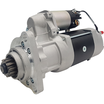 Starter motor, 24 volt, 12 teeth, 9.0 kilowatts, 39mt rotating bracket, 3 holes  - STR2654