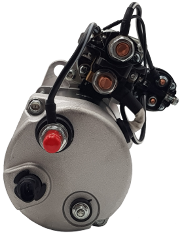 Starter motor, 24 volt, 12 teeth, 9.0 kilowatts, 39mt rotating