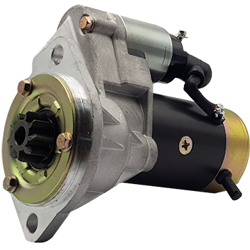 Starter motor, Komatsu / Isuzu / HIT, 24 volt, 9 teeth