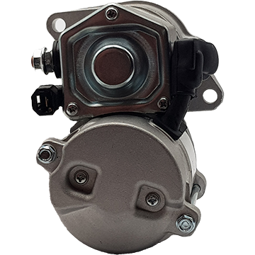 Starter motor, Kubota / Case diesel, 12 volt, 9 teeth, 1.4