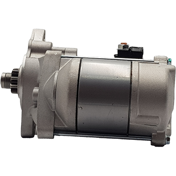 Starter motor, Kubota / Case diesel, 12 volt, 9 teeth, 1.4