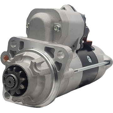 Starter motor, John Deere Grader PA90S, 24V, 10T, 7.8KW, 3 hole, open right - STR6279
