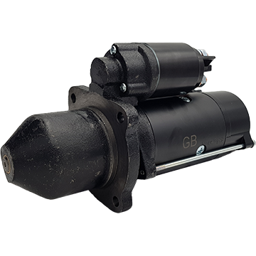 Starter motor, Iskra,  AZF John Deere/ Case/ International Harvester 12 volt, 10 teeth, 4.2KW, left hand - STR7960