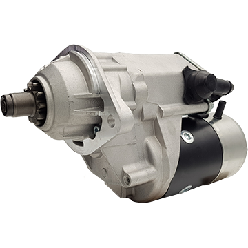 Starter motor, Komatsu NIK WA120-3A  WA12  front end loader, 24V, 10T, 4.5KW - STR8832ND