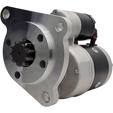 Starter motor, New Holland, 12V, 10T, 2.8KW, 3 hole open left large - STRX011A