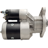 Starter motor, New Holland, 12V, 10T, 2.8KW, 3 hole open left large - STRX011A