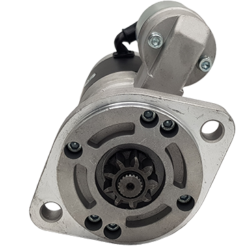 Starter motor, 24V, 9 teeth, 4.5KW, 2 hole open right