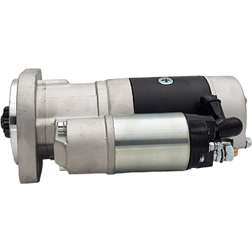 Starter motor, 24V, 9 teeth, 4.5KW, 2 hole open right - STRX028A