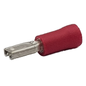 TERMINAL RED SPADE 2.6MM Insulated, 50 pack - T559